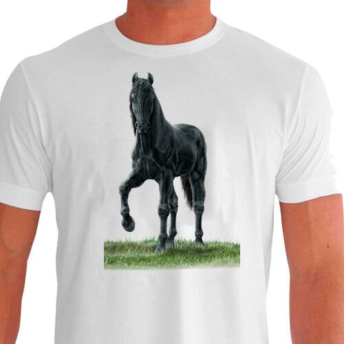 camisa cavalo Camiseta Casual Mangalarga